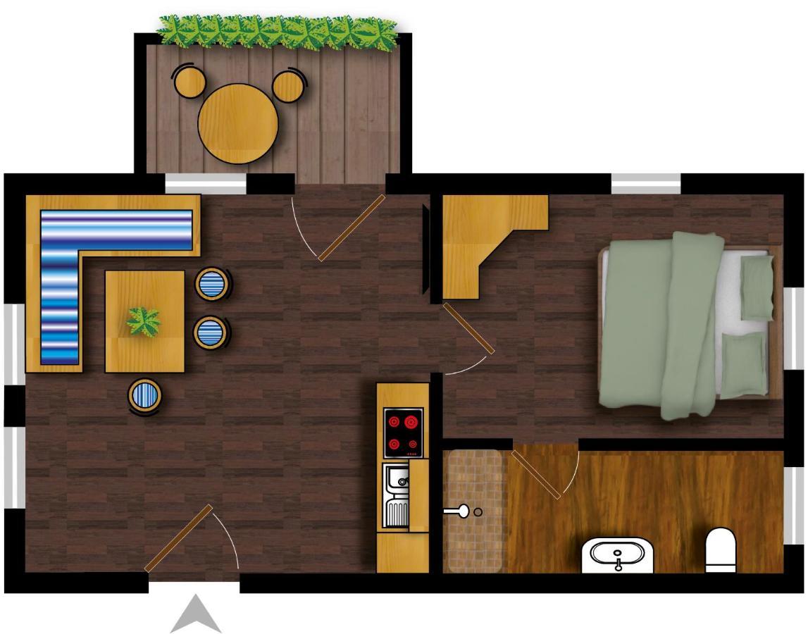 Staimicher Hoehen - Premium Appartements Kurort Steinbach-Hallenberg Pokój zdjęcie
